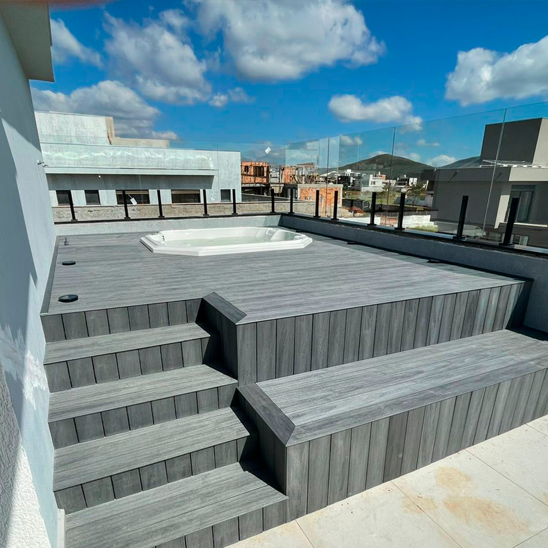 Deck Ecológico Cinza Concreto